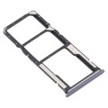 SIM Card Tray + SIM Card Tray + Micro SD Card Tray for Xiaomi Redmi 9/Poco C31(Black)