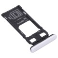 SIM Card Tray + SIM Card Tray / Micro SD Card Tray for Sony Xperia 1 / Xperia XZ4 (Silver)