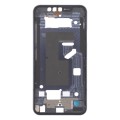 Front Housing LCD Frame Bezel Plate for LG G8s ThinQ LMG810 LM-G810 LMG810EAW (Black)