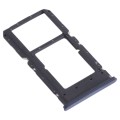 For OnePlus Nord N10 5G SIM Card Tray + SIM Card Tray / Micro SD Card Tray (Black)