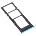 For infinix Note 8 X692 SIM Card Tray + SIM Card Tray + Micro SD Card Tray (Green)