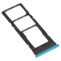 For infinix Smart 5 X657 X657C SIM Card Tray + SIM Card Tray + Micro SD Card Tray (Green)