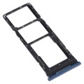 For infinix Smart 5 X657 X657C SIM Card Tray + SIM Card Tray + Micro SD Card Tray (Blue)