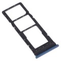 For infinix Smart 5 X657 X657C SIM Card Tray + SIM Card Tray + Micro SD Card Tray (Blue)