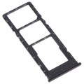For Tecno Spark 4 / Camon 12 KC2 KC8 CC7 SIM Card Tray + SIM Card Tray + Micro SD Card Tray (Black)