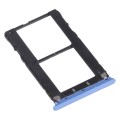 For Infinix Note 5 Stylus X605 SIM Card Tray + SIM Card Tray + Micro SD Card Tray (Blue)