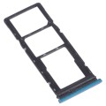 For Tecno Spark 5 Pro KD7 SIM Card Tray + SIM Card Tray + Micro SD Card Tray (Green)