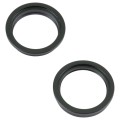 2 PCS Rear Camera Glass Lens Metal Outside Protector Hoop Ring for iPhone 13(Green)