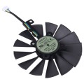 T129215SM 95MM Computer VGA Cooling Fan For Asus Strix RX470 O4G Gaming 4 Pin 13 Blades