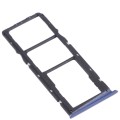 For OPPO Realme C15 RMX2180  SIM Card Tray + SIM Card Tray + Micro SD Card Tray (Blue)
