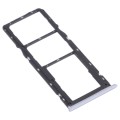 For OPPO Realme C15 RMX2180  SIM Card Tray + SIM Card Tray + Micro SD Card Tray (Silver)