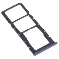 For OPPO A15 CPH2185  SIM Card Tray + SIM Card Tray + Micro SD Card Tray (Black)