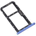 For ZTE Blade A52 SIM Card Tray + SIM Card Tray / Micro SD Card Tray (Blue)