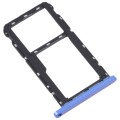 For ZTE Blade A72 SIM Card Tray + SIM Card Tray / Micro SD Card Tray (Blue)