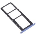 SIM Card Tray + SIM Card Tray + Micro SD Card Tray for Huawei Y6 (2018) (Blue)