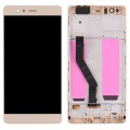 OLED LCD Screen for Huawei P9 Plus Digitizer Full Assembly with Frame(Gold)