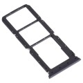 For OPPO A16 / A16S CPH2269 CPH2271  SIM Card Tray + SIM Card Tray + Micro SD Card Tray (Black)