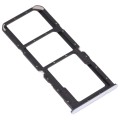 For OPPO A74 5G CPH2197 CPH2263  SIM Card Tray + SIM Card Tray + Micro SD Card Tray (Silver)