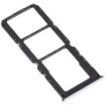 For OPPO A74 4G / F19 / F19s CPH2219  SIM Card Tray + SIM Card Tray + Micro SD Card Tray(Silver)