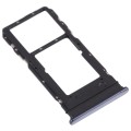 For vivo Y76s V2156A SIM Card Tray + SIM Card Tray / Micro SD Card Tray (Black)