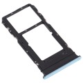 For vivo Y76s V2156A SIM Card Tray + SIM Card Tray / Micro SD Card Tray (Green)