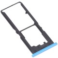 For vivo Y30 Standard / Y12s SIM Card Tray + SIM Card Tray + Micro SD Card Tray (Blue)