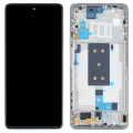 Original OLED LCD Screen for Xiaomi Mi 11T / 11T Pro Digitizer Full Assembly with Frame(Silver)