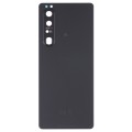 Original Battery Back Cover with Camera Lens for Sony Xperia 1 III(Black)