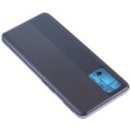 For OPPO Realme GT Neo RMX3031 Middle Frame Bezel Plate + Battery Back Cover (Black)