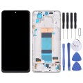 Original LCD Screen for Xiaomi Redmi K40S Digitizer Full Assembly with Frame(Silver)