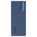 Original Battery Back Cover with Fingerprint for Sony Xperia 10 II(Blue)