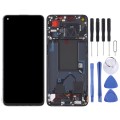 Original LCD Screen For OPPO Reno7 5G China PFJM10 Digitizer Full Assembly with Frame (Black)