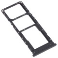 For Tecno Camon 17 CG6 CG6J SIM Card Tray + SIM Card Tray + Micro SD Card Tray (Black)
