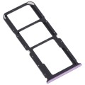 For OnePlus Nord N200 5G DE2118 / DE2117 SIM Card Tray + SIM Card Tray + Micro SD Card Tray (Purple)