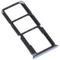 For OnePlus Nord N200 5G DE2118 / DE2117 SIM Card Tray + SIM Card Tray + Micro SD Card Tray (Silver)