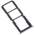 For OPPO Reno5 Lite / Reno5 F / A94 4G SIM Card Tray + SIM Card Tray + Micro SD Card Tray (Purple)