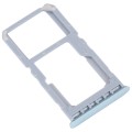 For OPPO A96 4G SIM Card Tray + SIM / Micro SD Card Tray (Blue)