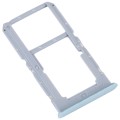 For OPPO A96 4G SIM Card Tray + SIM / Micro SD Card Tray (Blue)