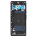 For Google Pixel 6 Pro Battery Back Cover with Middle Frame(Black)