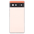 For Google Pixel 6 Battery Back Cover with Middle Frame(Pink)