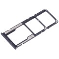 For Xiaomi Poco M4 Pro SIM Card Tray + SIM Card Tray + Micro SD Card Tray (Black)