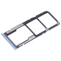 For Xiaomi Poco M5 4G SIM Card Tray + SIM Card Tray + Micro SD Card Tray (Blue)