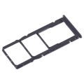 For Xiaomi Poco C55 SIM Card Tray + SIM Card Tray + Micro SD Card Tray (Black)