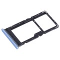 For Xiaomi Redmi 12 5G SIM Card Tray + SIM Card Tray / Micro SD Card Tray (Blue)