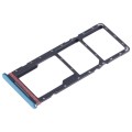 For Tecno Spark 8 SIM Card Tray + SIM Card Tray + Micro SD Card Tray (Green)