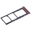 For Tecno Camon 18 SIM Card Tray + SIM Card Tray + Micro SD Card Tray (Blue)