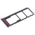 For Tecno Camon 18 P SIM Card Tray + SIM Card Tray + Micro SD Card Tray (Blue)