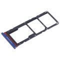 For Tecno Pop 5 LTE SIM Card Tray + SIM Card Tray + Micro SD Card Tray (Dark Blue)