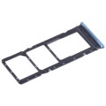 For Tecno Pova Neo SIM Card Tray + SIM Card Tray + Micro SD Card Tray (Blue)