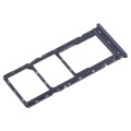 For Tecno Pop 7 Pro BF7 SIM Card Tray + SIM Card Tray + Micro SD Card Tray (Blue)